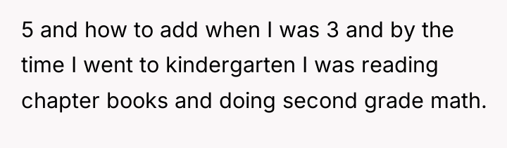 5 and how to add when I was 3 and...