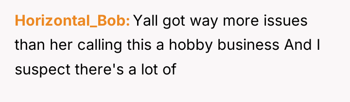 Horizontal_Bob Yall got way more issues than her calling this...