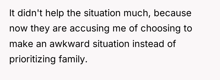 It didn't help the situation much, because now they are...