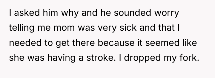 I asked him why and he sounded worry telling me...