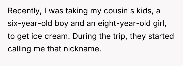 Recently, I was taking my cousin's kids, a six-year-old boy...