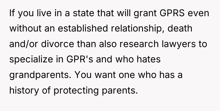 If you live in a state that will grant GPRS...