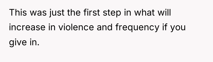 This was just the first step in what will increase...
