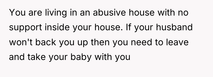 You are living in an abusive house with no support...