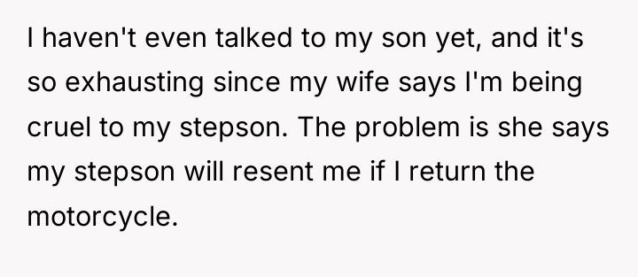 I haven't even talked to my son yet, and it's...