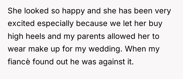 She looked so happy and she has been very excited...