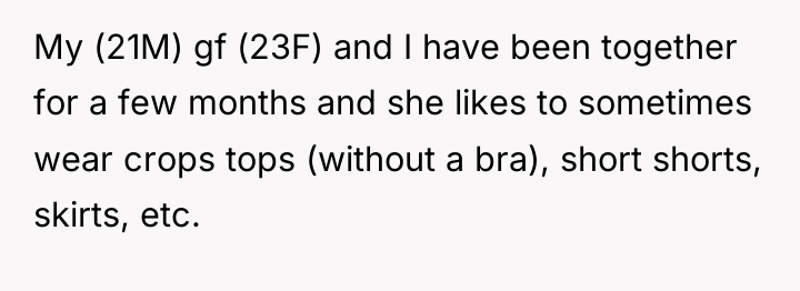 My (21M) gf (23F) and I have been together for...