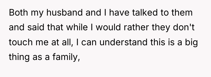 Both my husband and I have talked to them and...