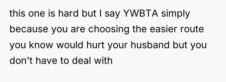 this one is hard but I say YWBTA simply because...