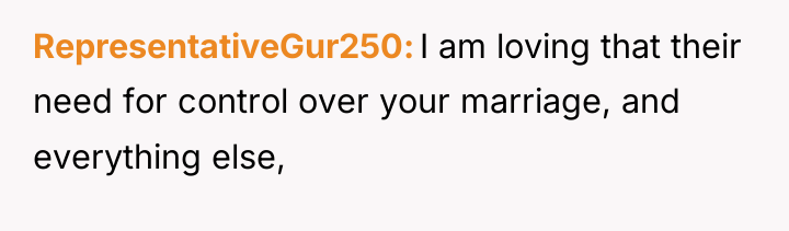 RepresentativeGur250 I am loving that their need for control over...