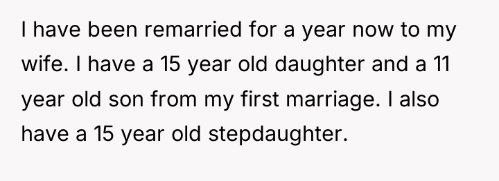 I have been remarried for a year now to my...