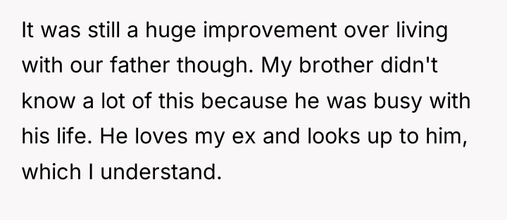 It was still a huge improvement over living with our...