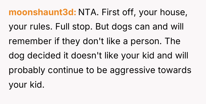 moonshaunt3d NTA. First off, your house, your rules. Full stop....
