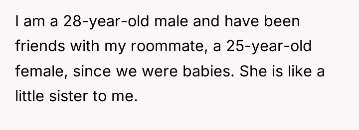 I am a 28-year-old male and have been friends with...