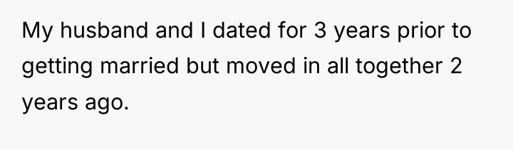 My husband and I dated for 3 years prior to...