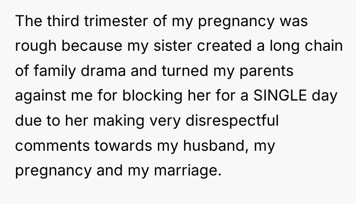 The third trimester of my pregnancy was rough because my...