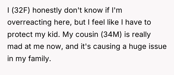 I (32F) honestly don't know if I'm overreacting here, but...