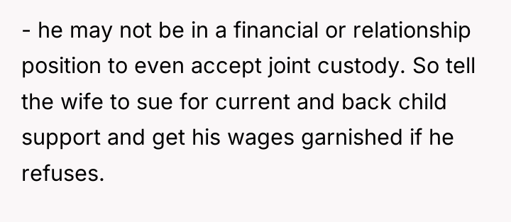 - he may not be in a financial or relationship...