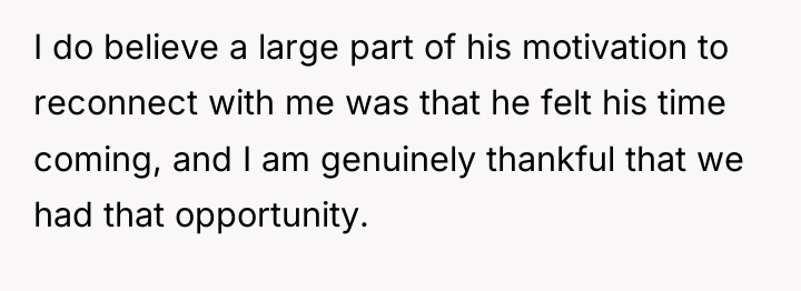 I do believe a large part of his motivation to...