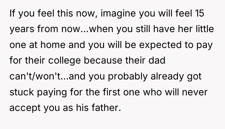 If you feel this now, imagine you will feel 15...