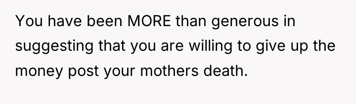 You have been MORE than generous in suggesting that you...