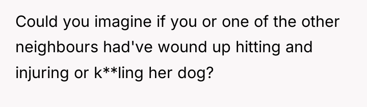 Could you imagine if you or one of the other...