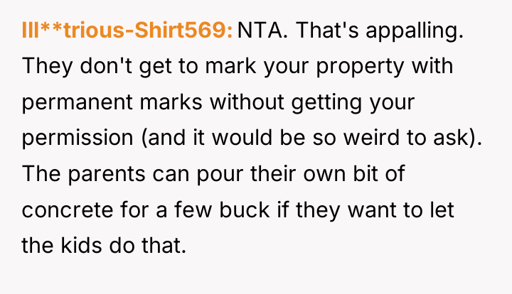 Ill**trious-Shirt569 NTA. That's appalling. They don't get to mark your...