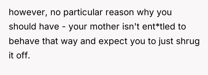 however, no particular reason why you should have - your...