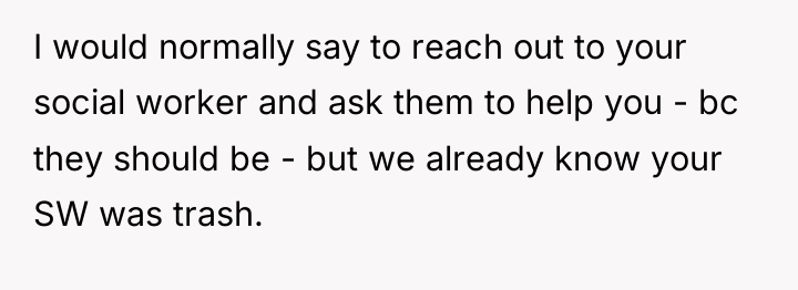 I would normally say to reach out to your social...