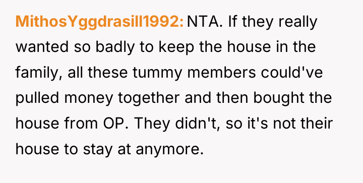 MithosYggdrasill1992 NTA. If they really wanted so badly to keep...