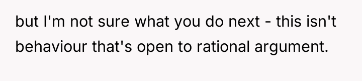 but I'm not sure what you do next - this...