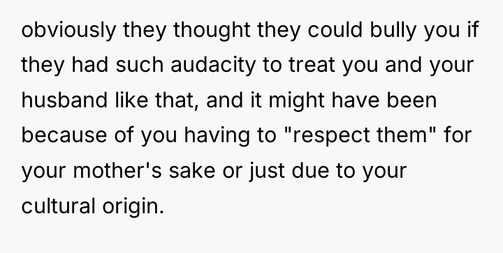 obviously they thought they could bully you if they had...