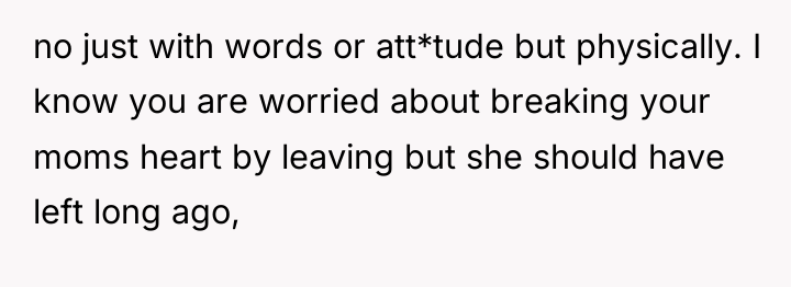 no just with words or att*tude but physically. I know...