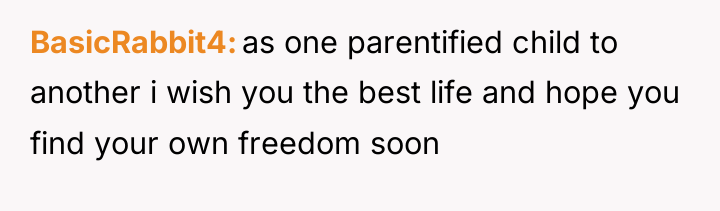 BasicRabbit4 as one parentified child to another i wish you...
