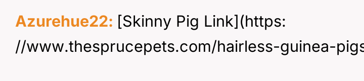 Azurehue22 [Skinny Pig Link](https: //www.thesprucepets.com/hairless-guinea-pigs-1238898)