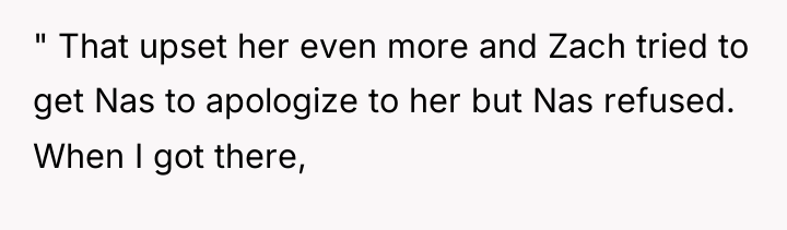 " That upset her even more and Zach tried to...