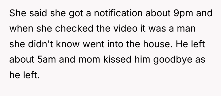 She said she got a notification about 9pm and when...