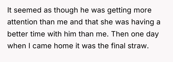 It seemed as though he was getting more attention than...
