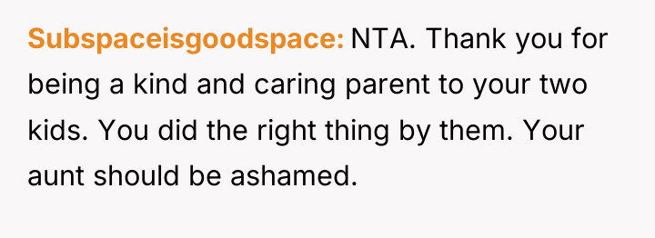 Subspaceisgoodspace NTA. Thank you for being a kind and caring...