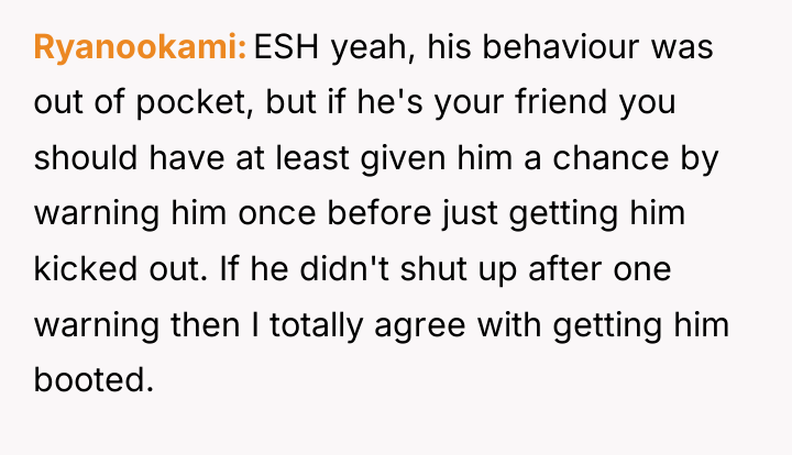 Ryanookami ESH yeah, his behaviour was out of pocket, but...