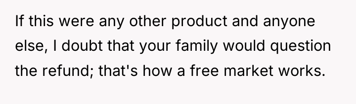 If this were any other product and anyone else, I...