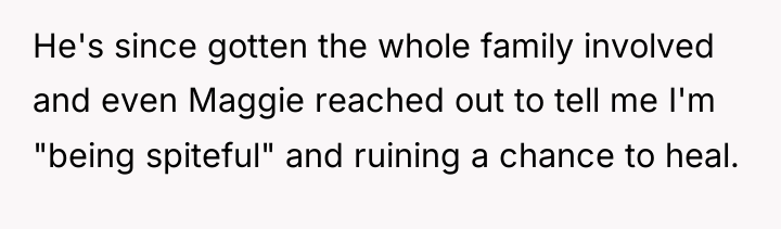 He's since gotten the whole family involved and even Maggie...