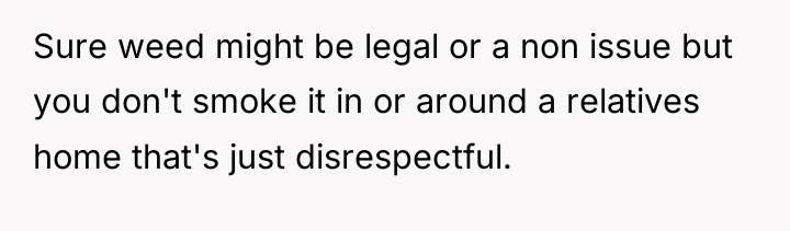 Sure weed might be legal or a non issue but...