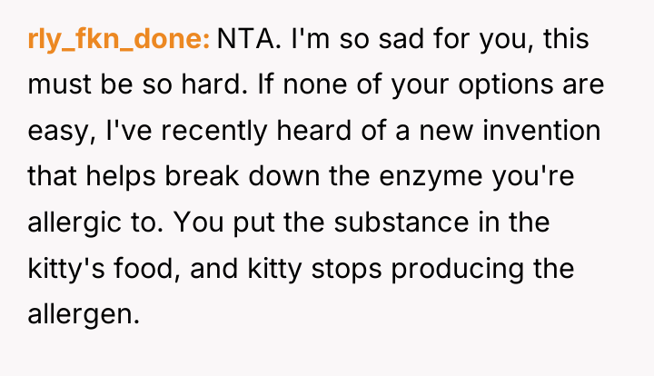 rly_fkn_done NTA. I'm so sad for you, this must be...