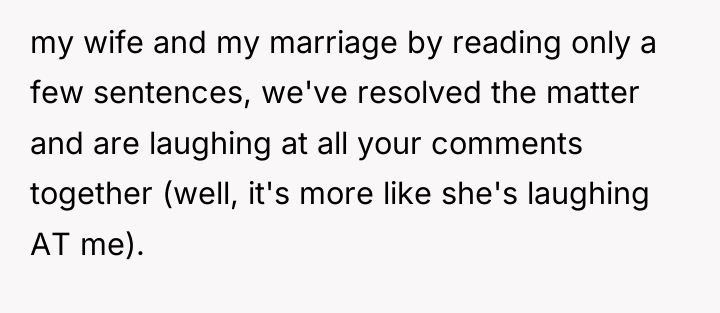 my wife and my marriage by reading only a few...