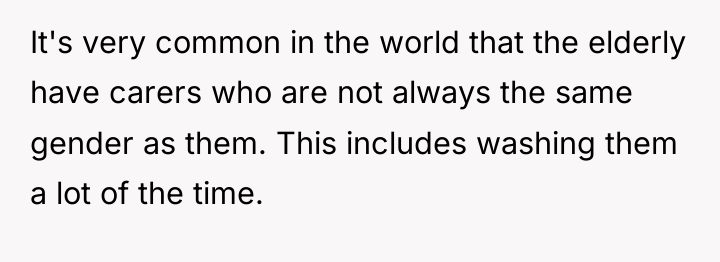It's very common in the world that the elderly have...
