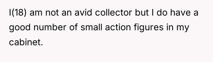 I(18) am not an avid collector but I do have...