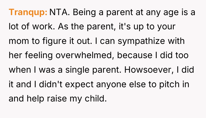 Tranqup NTA. Being a parent at any age is a...