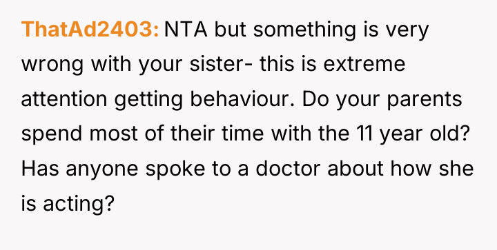 ThatAd2403 NTA but something is very wrong with your sister-...