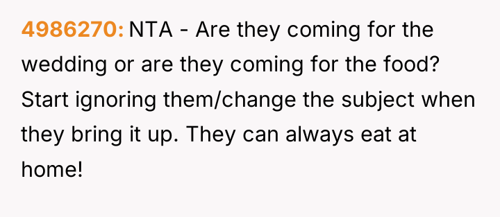 4986270 NTA - Are they coming for the wedding or...